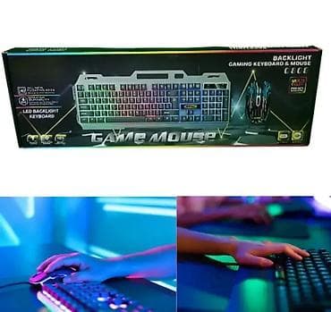 Electronics: Tastatura i Miš Gejmerska – Svetleća Andowl Q808 ⌨️🖱️ Savršen set za at lalafo.rs — 1 Electronics: Tastatura i Miš Gejmerska – Svetleća Andowl Q808 ⌨️🖱️ Savršen set za — 1