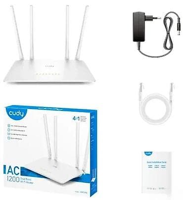 Cudy AC1200 Dual Band Wi‑Fi ruter (model WR1200) - Dvopojasni Wi‑Fi na lalafo.rs Cudy AC1200 Dual Band Wi‑Fi ruter (model WR1200) - Dvopojasni Wi‑Fi
