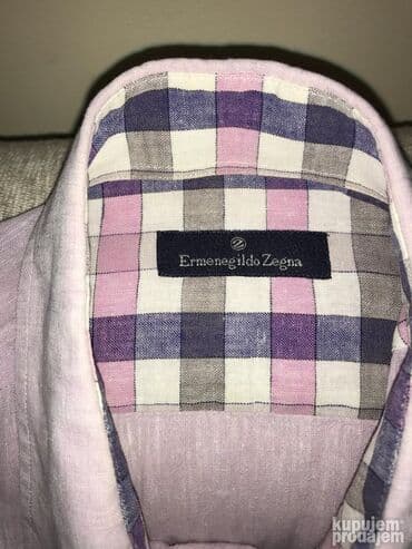 Original Ermenegildo Zegna Sport Lan kosulja L 100% Line Made in na lalafo.rs Original Ermenegildo Zegna Sport Lan kosulja L 100% Line Made in