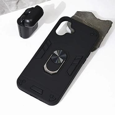 Maska Hard Ring za iPhone 16 Plus 6.7 crna na lalafo.rs — 1 Maska Hard Ring za iPhone 16 Plus 6.7 crna — 1