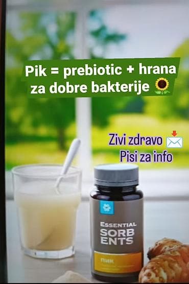 ESSENTIAL SORBENTS – PIK prebiotik - Prebiotik i “hrana” za dobre na lalafo.rs ESSENTIAL SORBENTS – PIK prebiotik - Prebiotik i “hrana” za dobre