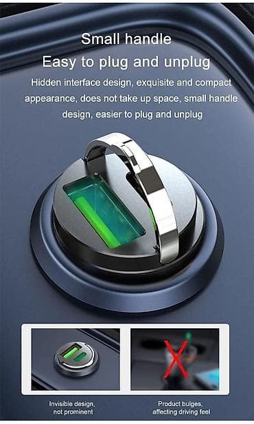 200W Mini Car Charger – Fast Charging 🚗⚡ • Podržava QC 3.0 & PD na lalafo.rs — 5 200W Mini Car Charger – Fast Charging 🚗⚡ • Podržava QC 3.0 & PD — 5