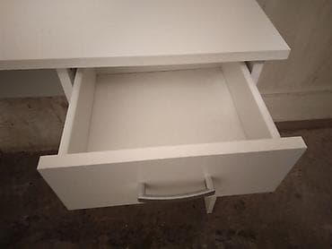 Furniture: Kompjuterski-pisaci sto dim. 100x40 cm. beli sa 1 fijokom,ocuvan at lalafo.rs — 4 Furniture: Kompjuterski-pisaci sto dim. 100x40 cm. beli sa 1 fijokom,ocuvan — 4