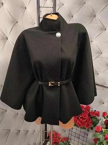 Elegantna ženska pončo-kapica sa kaišem - Model: kratka pončo-jakna na lalafo.rs — 7 Elegantna ženska pončo-kapica sa kaišem - Model: kratka pončo-jakna — 7