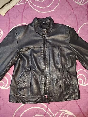 Ženska kožna jakna DARMIL, veličina 38. - Boja: crna - Materijal na lalafo.rs — 1 Ženska kožna jakna DARMIL, veličina 38. - Boja: crna - Materijal — 1