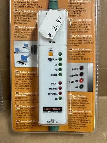 Laserliner LAN-Check – tester za Ethernet/LAN kablove - Profesionalni na lalafo.rs Laserliner LAN-Check – tester za Ethernet/LAN kablove - Profesionalni