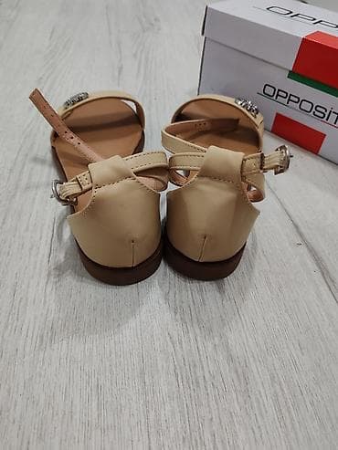 Prelepe, kvalitetne ravne sandale u krem/braon boji NOVO Broj 38 na lalafo.rs — 4 Prelepe, kvalitetne ravne sandale u krem/braon boji NOVO Broj 38 — 4