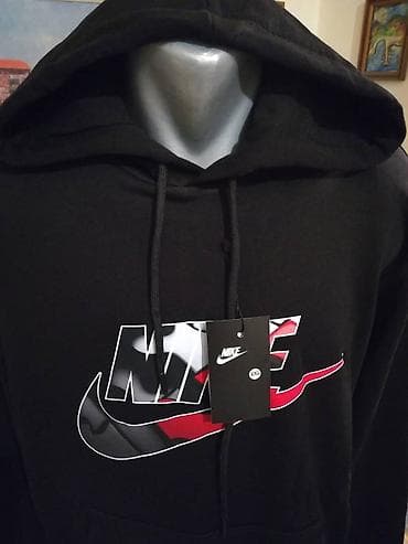 Novi muski markirani duks sa kapuljacom Nike Crni 2XL. Turski. Odlican na lalafo.rs — 2 Novi muski markirani duks sa kapuljacom Nike Crni 2XL. Turski. Odlican — 2