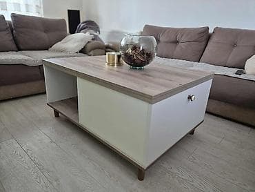 Klub sto sa skrivenim odlaganjem - Materijal: oplemenjena iverica na lalafo.rs — 7 Klub sto sa skrivenim odlaganjem - Materijal: oplemenjena iverica — 7