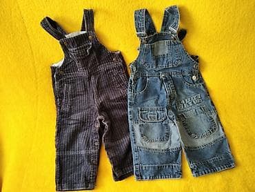 Pantalone sa tregerima za bebe somotske teget i teksas plave na lalafo.rs — 4 Pantalone sa tregerima za bebe somotske teget i teksas plave — 4