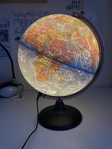 Svetleći globus - Dekorativni stočni globus koji se osvetljava na lalafo.rs — 3 Svetleći globus - Dekorativni stočni globus koji se osvetljava — 3