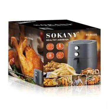 🍟 Friteza na vruć vazduh bez ulja Sokany 7.2L Uživajte u hrskavoj na lalafo.rs 🍟 Friteza na vruć vazduh bez ulja Sokany 7.2L Uživajte u hrskavoj