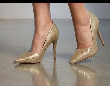 Elegantne ženske štikle – zlatne salonke sa špicastim vrhom - Boja na lalafo.rs Elegantne ženske štikle – zlatne salonke sa špicastim vrhom - Boja