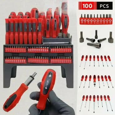 Heftalice: Set xxl odvijača i bitova – 100 delova - Sveobuhvatan set za kućne i na lalafo.rs — 1 Heftalice: Set xxl odvijača i bitova – 100 delova - Sveobuhvatan set za kućne i — 1