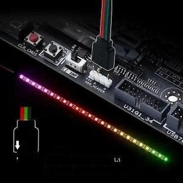 led svece pepco: MAGIC TRAKA ZA MATIČNE PLOČE 5V WS2812 3 PINA AURA SYNC | Nova at lalafo.rs — 8 led svece pepco: MAGIC TRAKA ZA MATIČNE PLOČE 5V WS2812 3 PINA AURA SYNC | Nova — 8