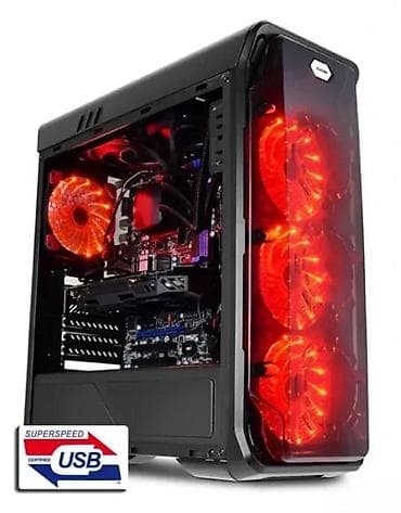 Gaming ATX kućište sa RGB ventilatorima i SuperSpeed USB - Prostrano na lalafo.rs Gaming ATX kućište sa RGB ventilatorima i SuperSpeed USB - Prostrano