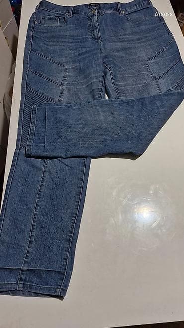 pantalone gina benotti: 3XL MIA MODA FARMERKE SA ELASTINOM POLUOBIM STRUKA 50/53cm KUKOVI na lalafo.rs — 1 pantalone gina benotti: 3XL MIA MODA FARMERKE SA ELASTINOM POLUOBIM STRUKA 50/53cm KUKOVI — 1