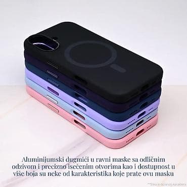 Maska Magsafe Matte Color za iPhone 16 Pro 6.3 u plavoj boji na lalafo.rs — 2 Maska Magsafe Matte Color za iPhone 16 Pro 6.3 u plavoj boji — 2