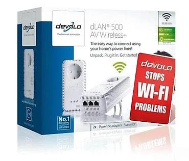 Electronics: Devolo dLAN 500 AV Wireless+ Powerline set - Powerline adapteri koji at lalafo.rs — 5 Electronics: Devolo dLAN 500 AV Wireless+ Powerline set - Powerline adapteri koji — 5