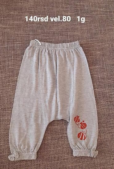 Dečije (bebe) pantalone Ergee, velicina 80 (za 9–12 meseci / oko 1 na lalafo.rs — 1 Dečije (bebe) pantalone Ergee, velicina 80 (za 9–12 meseci / oko 1 — 1