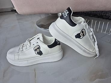 NOVO Karl Lagerfeld bele patike – unisex br 40 - Model: niske patike na lalafo.rs — 1 NOVO Karl Lagerfeld bele patike – unisex br 40 - Model: niske patike — 1