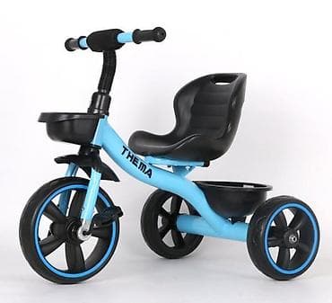 Dečiji tricikl THEMA – plavi - Stabilna trokolica sa čvrstim okvirom na lalafo.rs Dečiji tricikl THEMA – plavi - Stabilna trokolica sa čvrstim okvirom