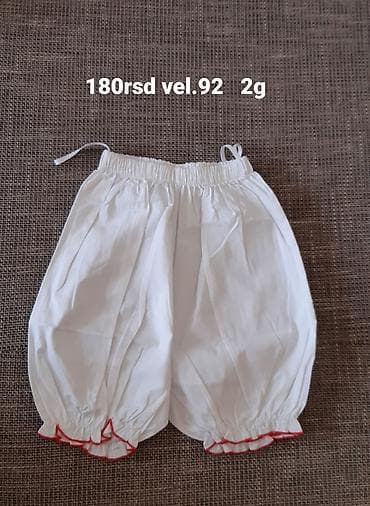 Dečje bele pantalone – dimija stil, za uzrast oko 2 godine. - na lalafo.rs Dečje bele pantalone – dimija stil, za uzrast oko 2 godine. -