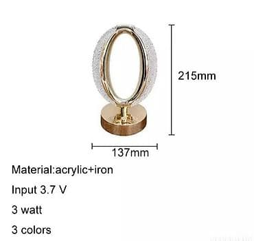 LED romantična kristal lampa Elegantna i dekorativna kristalna lampa na lalafo.rs — 3 LED romantična kristal lampa Elegantna i dekorativna kristalna lampa — 3