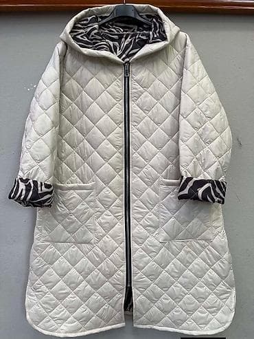 Ženski prošiveni kaput sa kapuljačom - Model: produžena jakna/kaput na lalafo.rs — 1 Ženski prošiveni kaput sa kapuljačom - Model: produžena jakna/kaput — 1