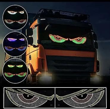 LED “oči” paneli za kamione – RGB displej za vetrobran - Dvodelni LED na lalafo.rs — 2 LED “oči” paneli za kamione – RGB displej za vetrobran - Dvodelni LED — 2
