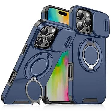 Maska CamShield Ring stand za iPhone 16 Pro 6.3 plava. Uz brzu dostavu na lalafo.rs — 1 Maska CamShield Ring stand za iPhone 16 Pro 6.3 plava. Uz brzu dostavu — 1