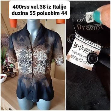 Ženska košulja kratkih rukava, brenda Dramist, uvoz iz Italije. - na lalafo.rs — 1 Ženska košulja kratkih rukava, brenda Dramist, uvoz iz Italije. - — 1