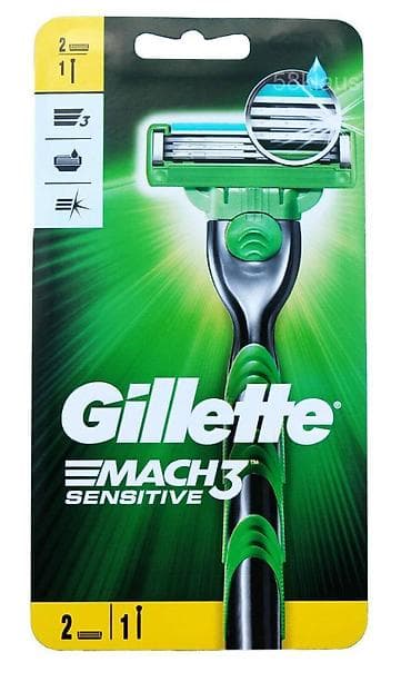 Gillette mach3 sensitive ulošci Drška plus 4 uloška .Novo original at lalafo.rs — 1 Gillette mach3 sensitive ulošci Drška plus 4 uloška .Novo original — 1