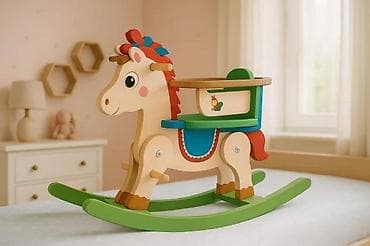 cepaci za drva: Drvena ljuljaška-konjić za decu - Materijal: kvalitetno drvo, glatko na lalafo.rs — 1 cepaci za drva: Drvena ljuljaška-konjić za decu - Materijal: kvalitetno drvo, glatko — 1
