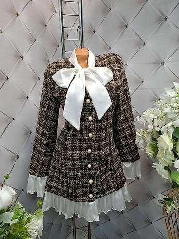 dve suknje po: Elegantna mini haljina u stilu blejzera - Tvid dezen sa at lalafo.rs — 1 dve suknje po: Elegantna mini haljina u stilu blejzera - Tvid dezen sa — 1