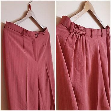 bermude teksas br: Ženske pantalone – boja terakota/roze cigla, diskretan prugasti at lalafo.rs — 2 bermude teksas br: Ženske pantalone – boja terakota/roze cigla, diskretan prugasti — 2