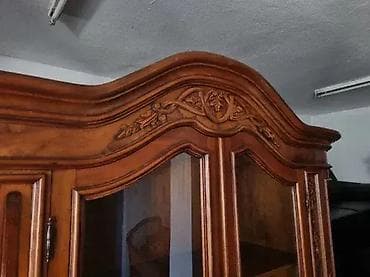 Antique Furniture: Prelepa vitrina. Visina 230 cm Duzina 220 cm Dubina 55 cm at lalafo.rs — 6 Antique Furniture: Prelepa vitrina. Visina 230 cm Duzina 220 cm Dubina 55 cm — 6