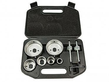 Ureznice: Set krunastih testera za keramičke pločice – 9 delova u koferu - na lalafo.rs — 6 Ureznice: Set krunastih testera za keramičke pločice – 9 delova u koferu - — 6