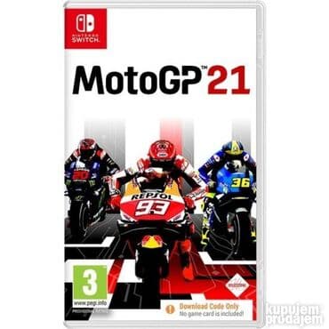 Neotpakovano, u fabrickom celofanu. MotoGP 21 - za Nintendo Switch na lalafo.rs Neotpakovano, u fabrickom celofanu. MotoGP 21 - za Nintendo Switch
