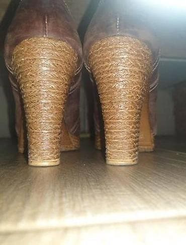 Oxfordice Tref - sa platformom, izrađene od prelepe tamnosmeđe kože na lalafo.rs — 5 Oxfordice Tref - sa platformom, izrađene od prelepe tamnosmeđe kože — 5