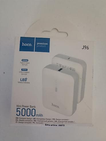 Hoco J96 mini power bank – 5000 mAh - Kapacitet: 5000 mAh - Ulaz na lalafo.rs — 1 Hoco J96 mini power bank – 5000 mAh - Kapacitet: 5000 mAh - Ulaz — 1