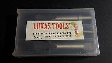 Tool Accessories & Attachments: Set od 3 metarske navojne slavine LUKAS TOOLS - Tip: slavine za at lalafo.rs — 4 Tool Accessories & Attachments: Set od 3 metarske navojne slavine LUKAS TOOLS - Tip: slavine za — 4