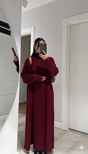 Haljina I ogrtac 2u1 🍀Duzina haljine130 cm. Uni velicine. Cena 4200 at lalafo.rs — 1 Haljina I ogrtac 2u1 🍀Duzina haljine130 cm. Uni velicine. Cena 4200 — 1