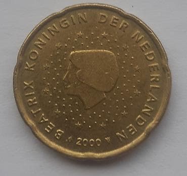 Holandski 20 euro cent – godina 2000, motiv kraljice Beatrix. - at lalafo.rs Holandski 20 euro cent – godina 2000, motiv kraljice Beatrix. -