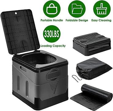 Prenosivi sklopivi toalet/kanta – multifunkcionalna kutija za na lalafo.rs — 1 Prenosivi sklopivi toalet/kanta – multifunkcionalna kutija za — 1