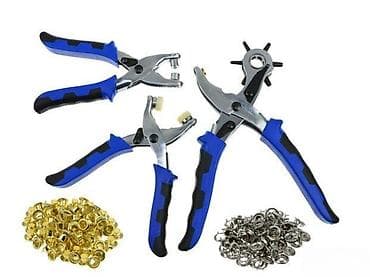 Tools & Equipment: Set kliješta za kožu/tekstil sa nitnama i dugmićima – 3 dela Opis: - at lalafo.rs — 1 Tools & Equipment: Set kliješta za kožu/tekstil sa nitnama i dugmićima – 3 dela Opis: - — 1