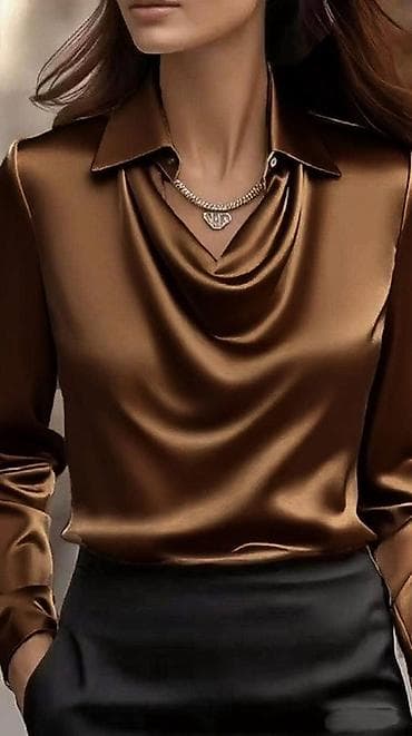 Blouses: 💥Satenska kosulja 2500 din 💥 at lalafo.rs — 5 Blouses: 💥Satenska kosulja 2500 din 💥 — 5