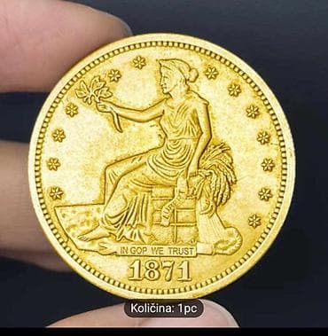 Replika Novčića "Replika Novčića" 1871 Zlatni Cvet Replika Novčića - na lalafo.rs — 1 Replika Novčića "Replika Novčića" 1871 Zlatni Cvet Replika Novčića - — 1
