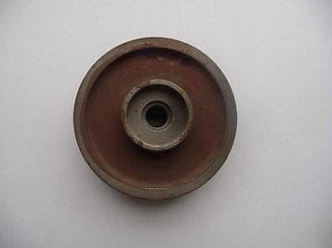 Čelični remenik / zupčanik sa utorom - Materijal: masivan metal na lalafo.rs Čelični remenik / zupčanik sa utorom - Materijal: masivan metal