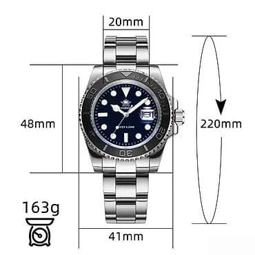 ADDIESDIVE MY-H3-C - 41mm - Crna - Rolex YACHT-MASTER Homage Potpuno na lalafo.rs — 6 ADDIESDIVE MY-H3-C - 41mm - Crna - Rolex YACHT-MASTER Homage Potpuno — 6
